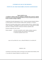 Consolidarea rezilienței sociale prin valorificarea capitalului uman: perspective regionale și naționale în contextul aderării Republicii Moldova la Uniunea Europeană (raport elaborat în baza cercetărilor sociologice calitative): Raport științific